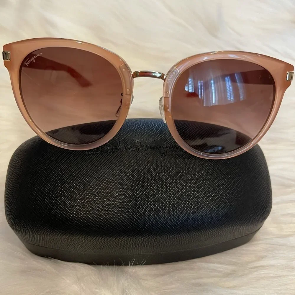 Salvatore Ferragamo Round Sunglasses